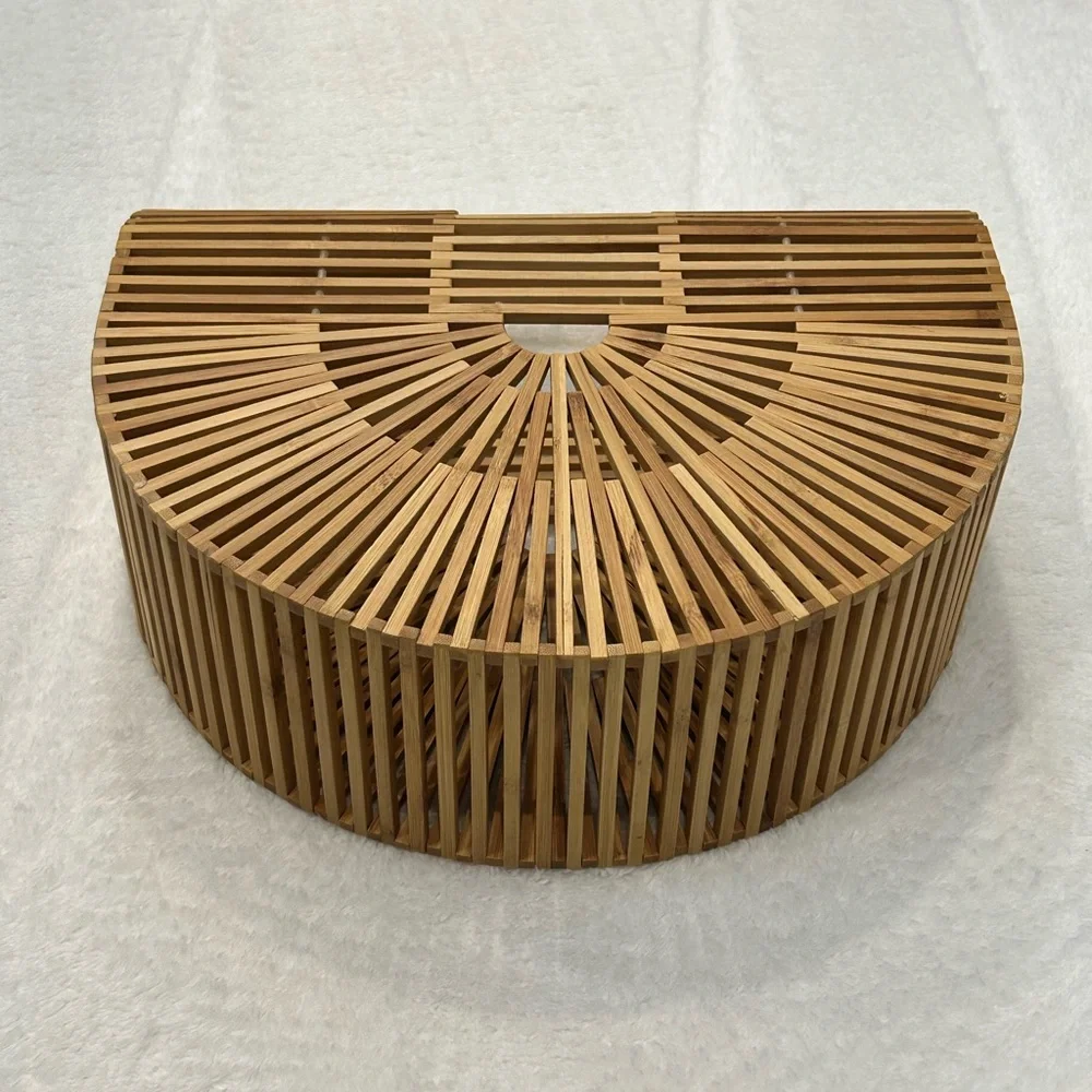 Wooden Bamboo Handbag/Beach Bag - Picture 6 of 12